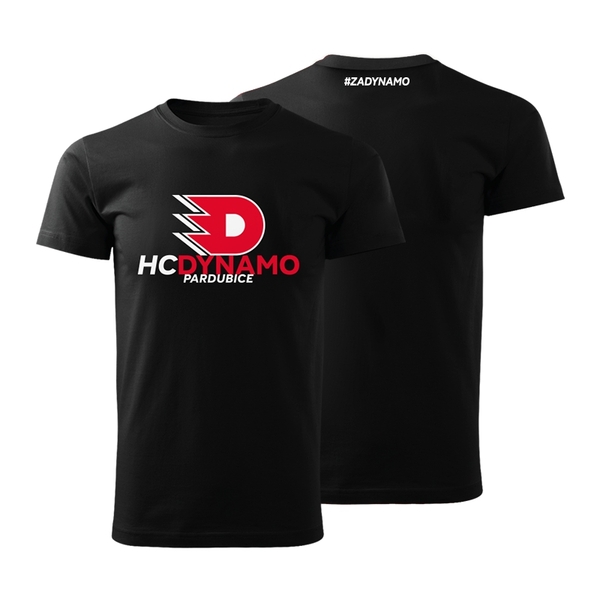 Tričko pánské Za Dynamo logo D černé