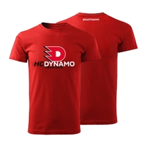 Tričko pánské organic Za Dynamo logo D HC Dynamo červené