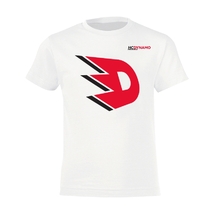 Tričko dětské dynamické logo D HC Dynamo bílé