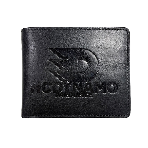 Kožená peněženka s ražbou loga HC Dynamo Pardubice