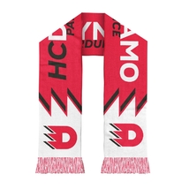 Šála tkaná červená logo D