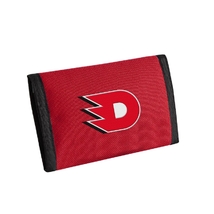 Látková peněženka Ripper logo D červená HC Dynamo