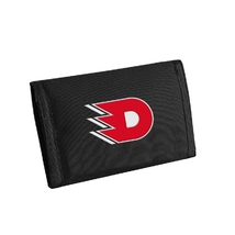 Látková peněženka Ripper logo D černá HC Dynamo