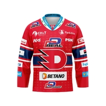 Originální dres HC Dynamo Pardubice 23/24 červený (vánoční objednávky max. do 26. 11.)